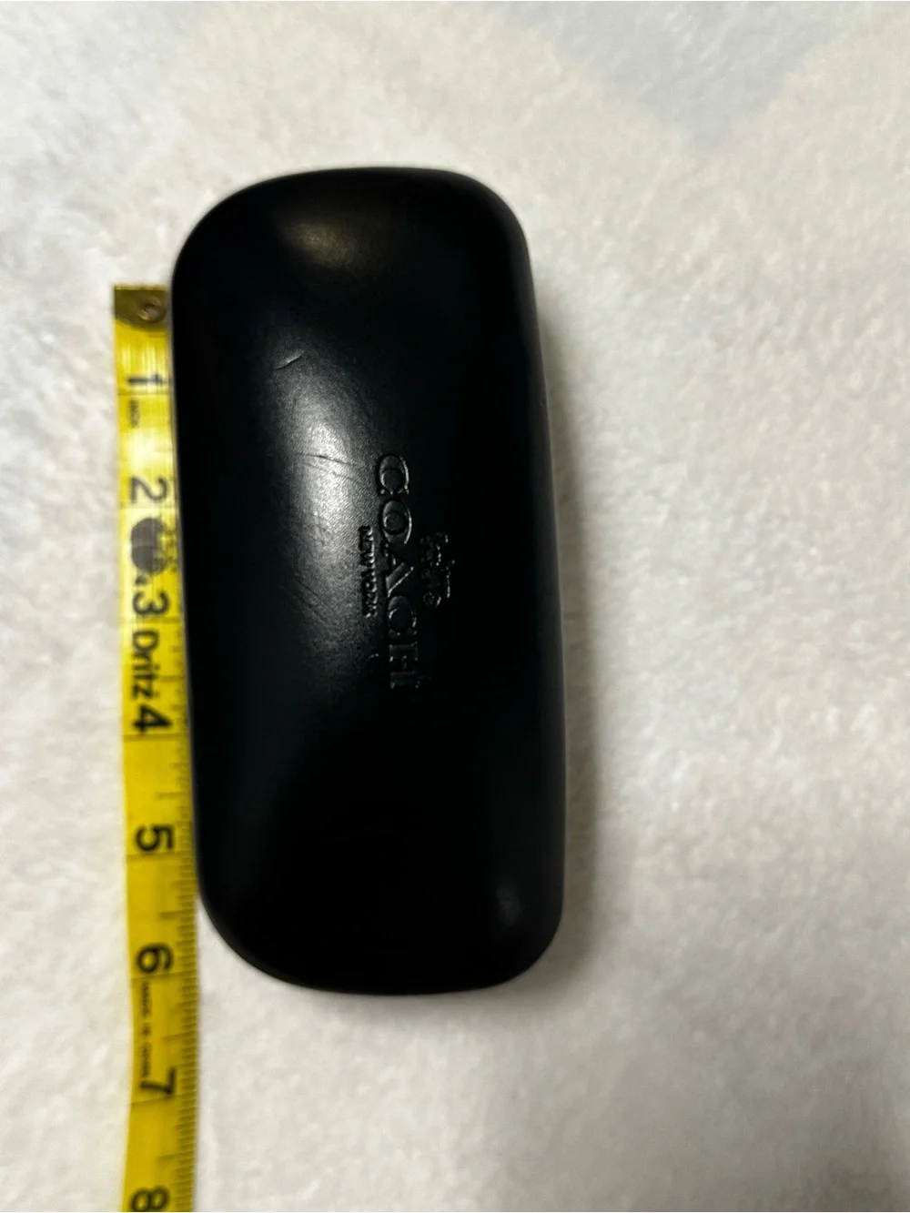 COACH Black Leather Sunglasses Hard Case